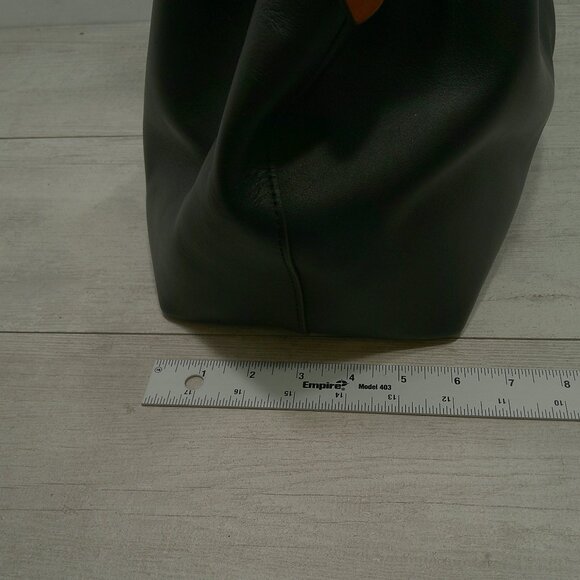 Dooney & Bourke City Barlow Large Satchel Black European Leather Purse | Bag - Picture 16 of 16